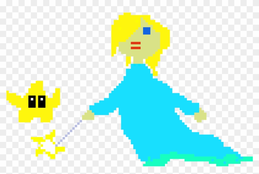 Rosalina And Luma - Rosalina Pixel Art Clipart
