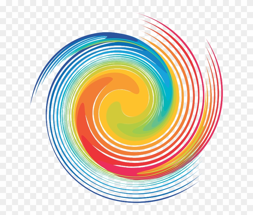 Swirl, Color, Abstract - Colorful Swirl Transparent Background Clipart