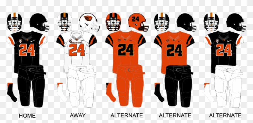 Oregon State Football Uniforms 2017 Clipart