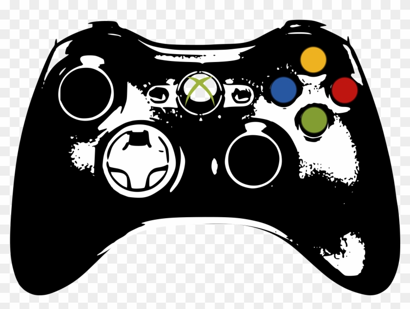 Controller Wii Playstation One Games Transprent Png - Vector Joystick Xbox 360 Clipart