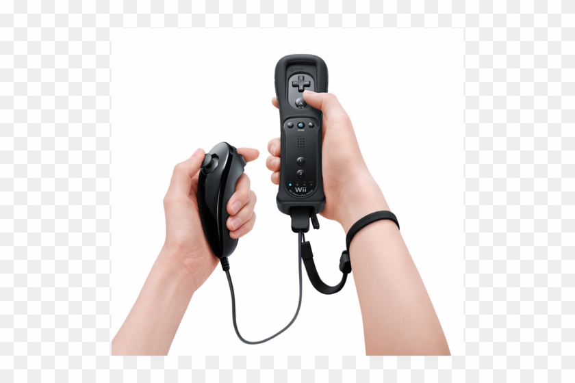 Wii Remote Plus With Nunchuk - Me Too Product Example Clipart