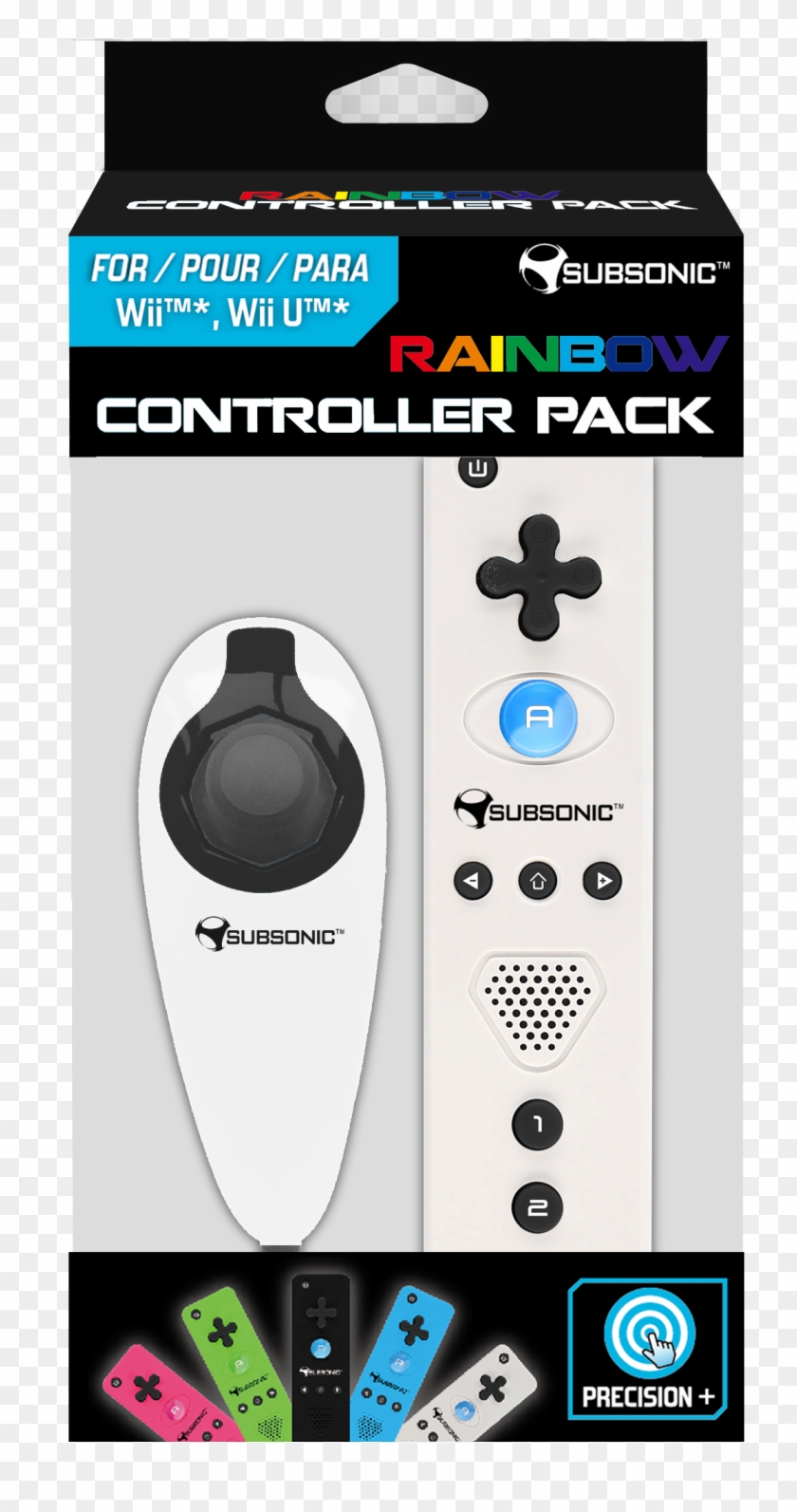 Rainbow Controller Pack White - Headphones Clipart #5658024
