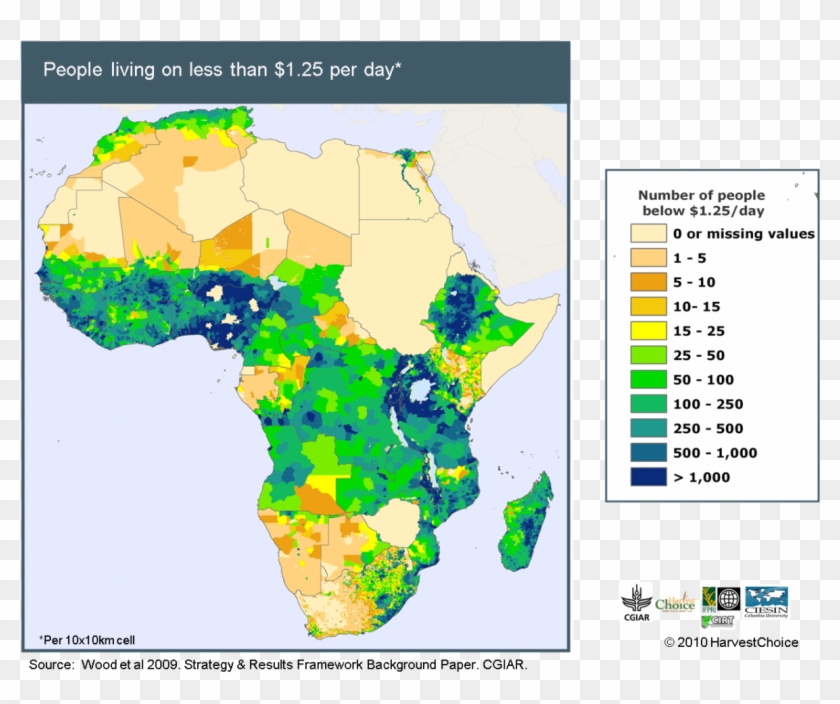 Lawlessness Is Africa's Obstacle To Economic Stability - Africa Poor Map Clipart #5658192