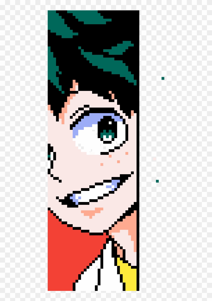 My Hero Academia - My Hero Academia Minecraft Pixel Art Clipart
