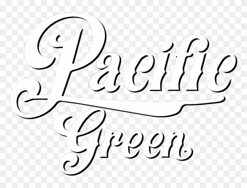 Pacific Green Cannabis Dispensary - Calligraphy Clipart #5659203
