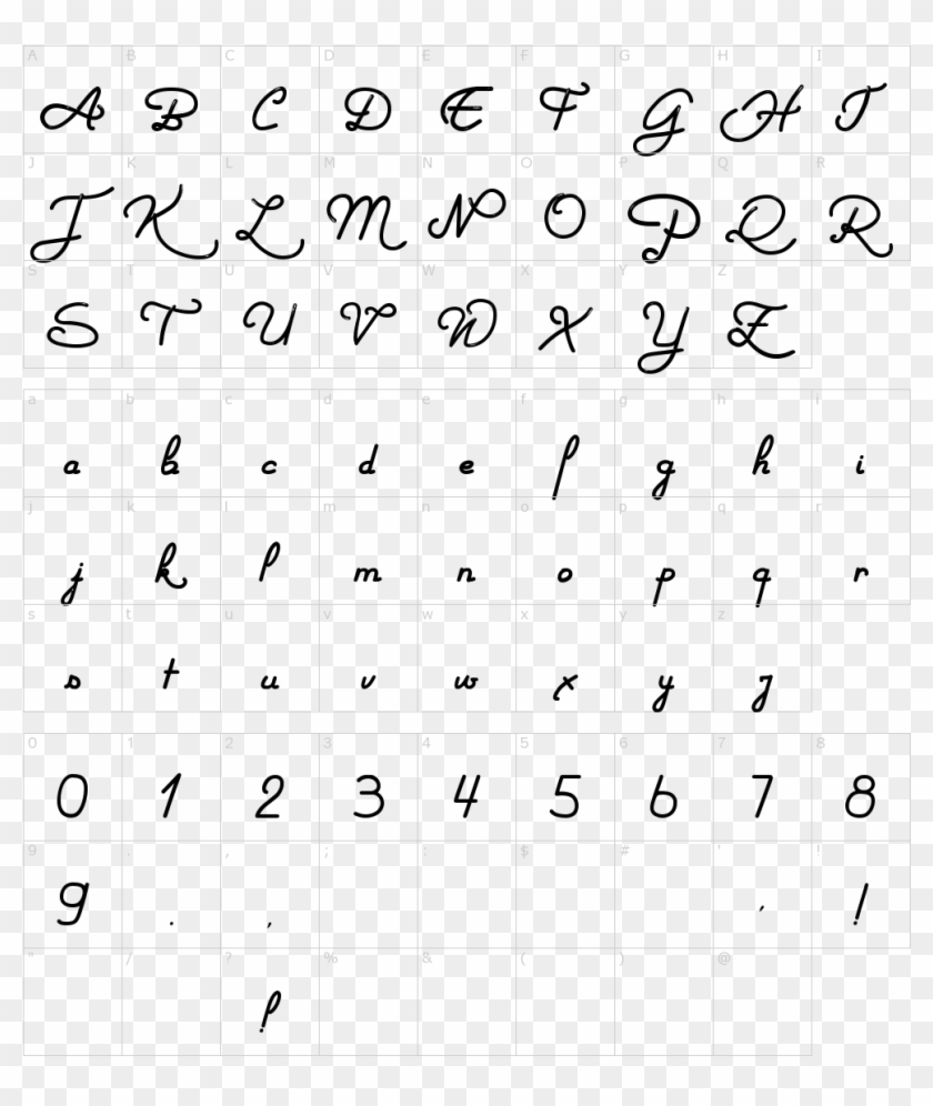 Font Characters - Miraculous Font Clipart
