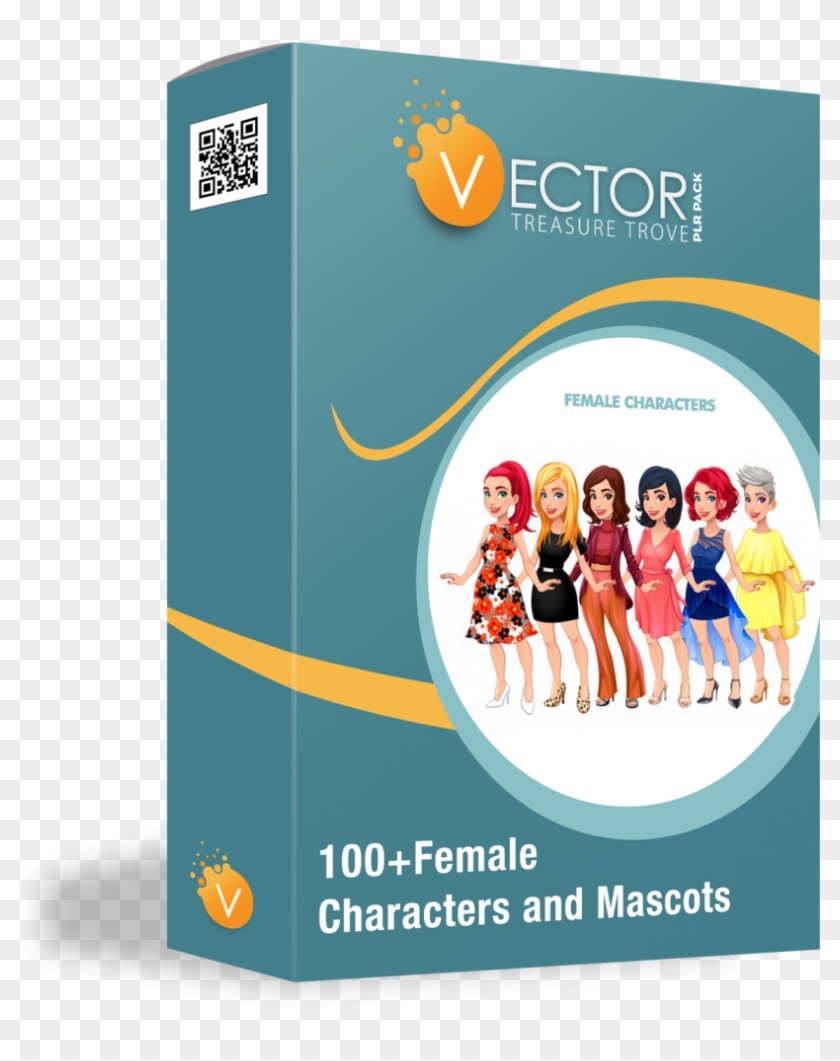 Download 100 Female Characters And Mascots Here - Flyer Clipart #5659956