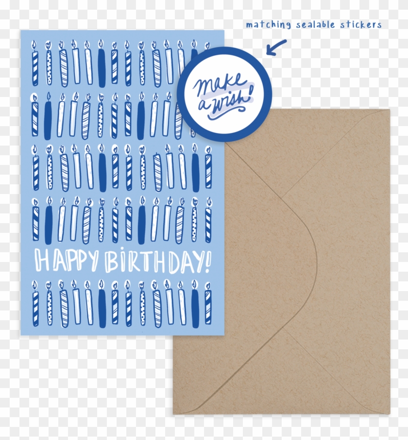 Make A Wish Greeting Card - Envelope Clipart