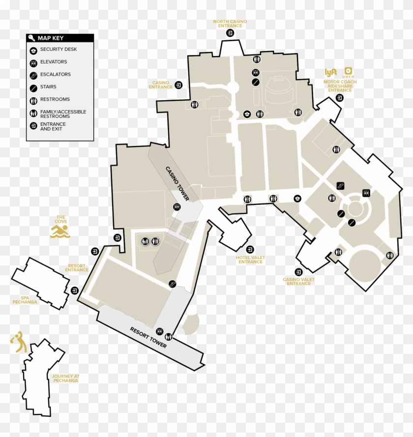 Property Map - Pechanga Casino Map Clipart