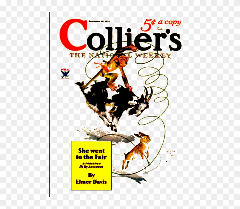 First Published In Collier's 16 September - Collier Magazine Cover 1946 Clipart