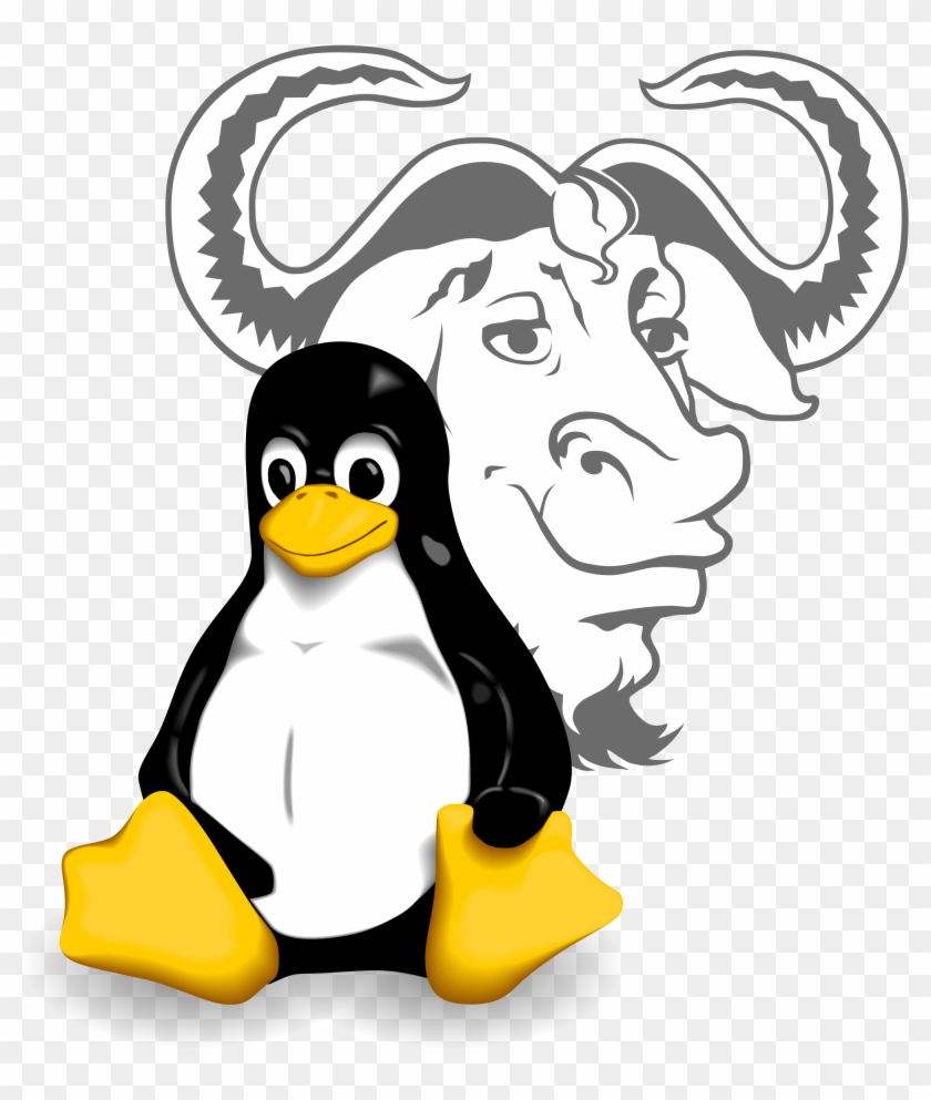 Md~ At Master - Gnu Linux Logo Png Clipart