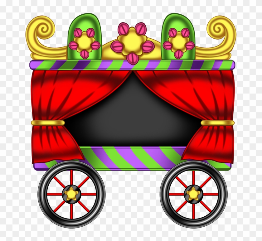Circus Clipart Three Ring Circus - リース イラスト ゴールド 無料 - Png Download #5662804