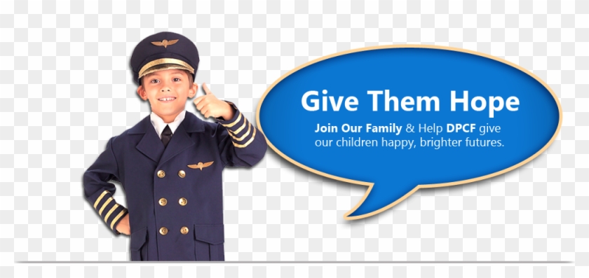 Join Us On Facebook - Airline Pilot Costume For Kids Clipart