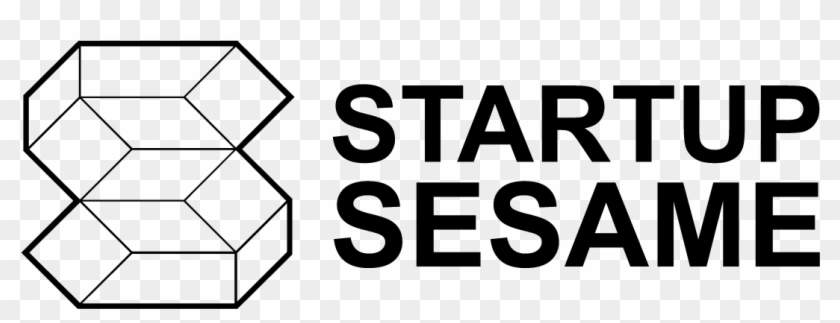 2018 Startupsesame Logo Black - Startup Sesame Logo Clipart