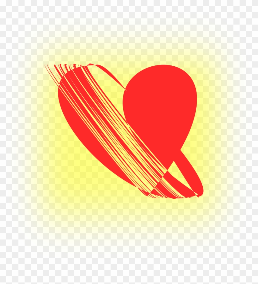 Abstract Heart Clip Art - Vector Graphics - Png Download #5664184