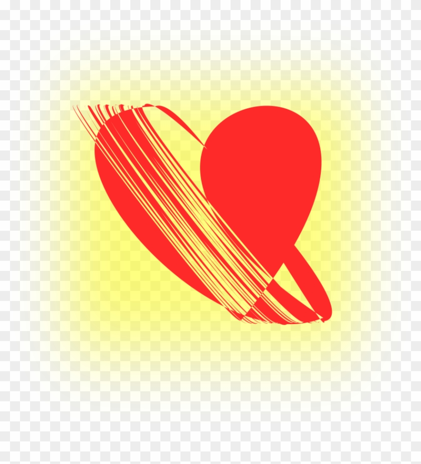 Abstract Heart Clip Art - Vector Graphics - Png Download