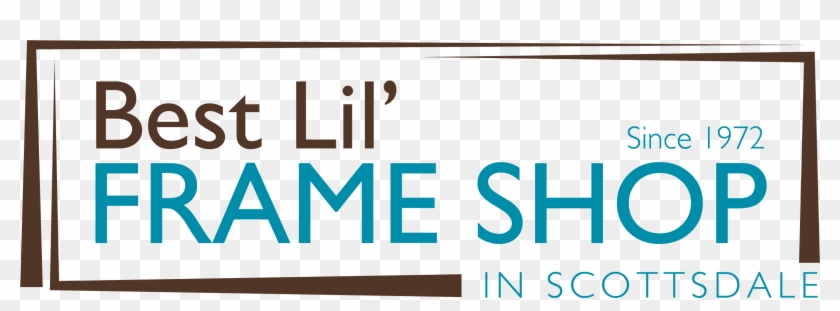 Best Lil Frame Shop Logo Horizontal Color Large - Poster Clipart