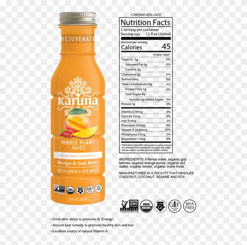 Detox - Orange Drink Clipart #5664481