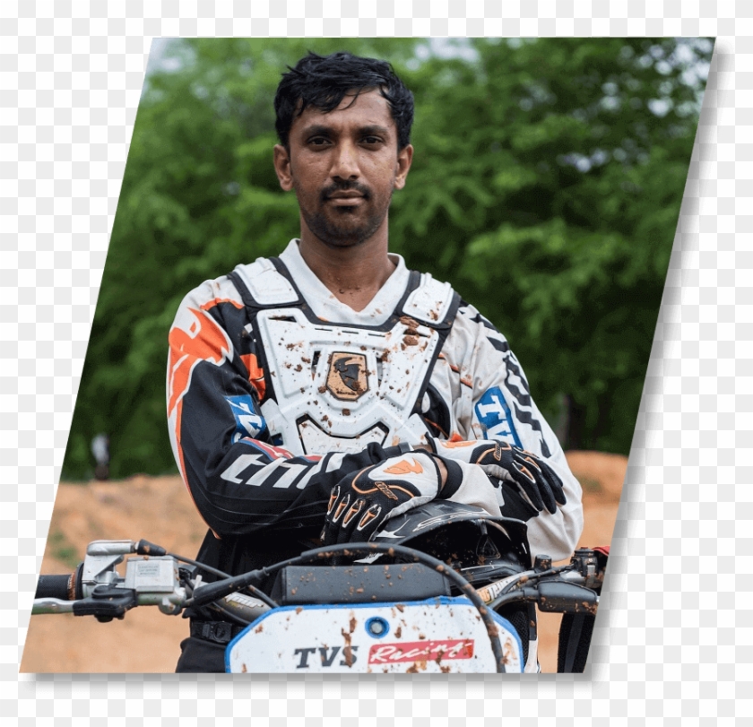 Tvs Rider Nata Raj , Png Download - R Nataraj Tvs Racing Clipart