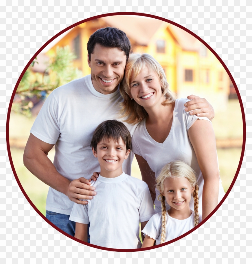 Happy Family Buying A Home - Imagens De Familias Png Clipart