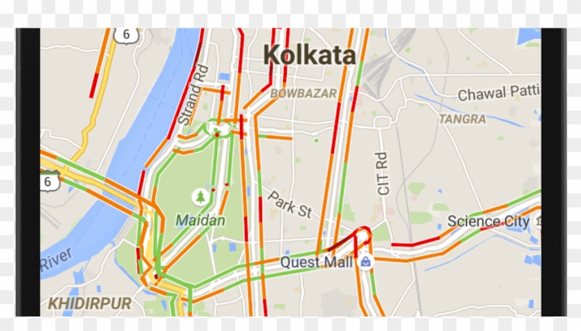 Now Beat Traffic With Google Maps - Map Clipart