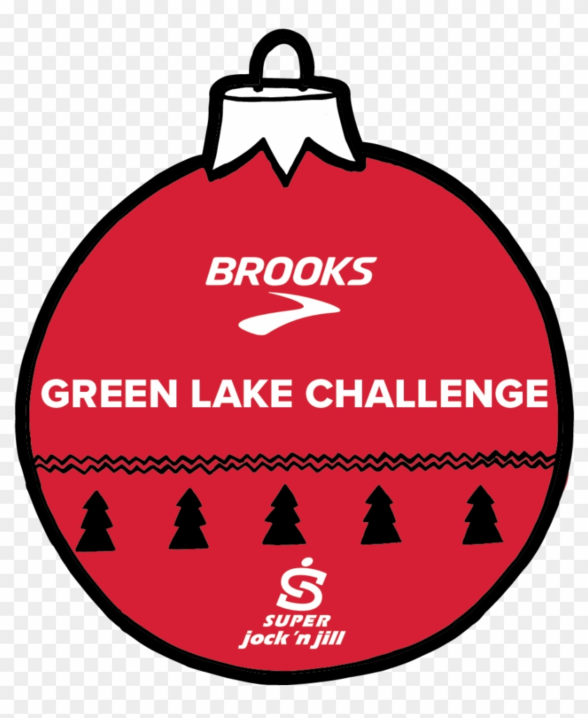 Brooks And Super Jock 'n Jill Run-run Green Lake Logo - Circle Clipart #5665528