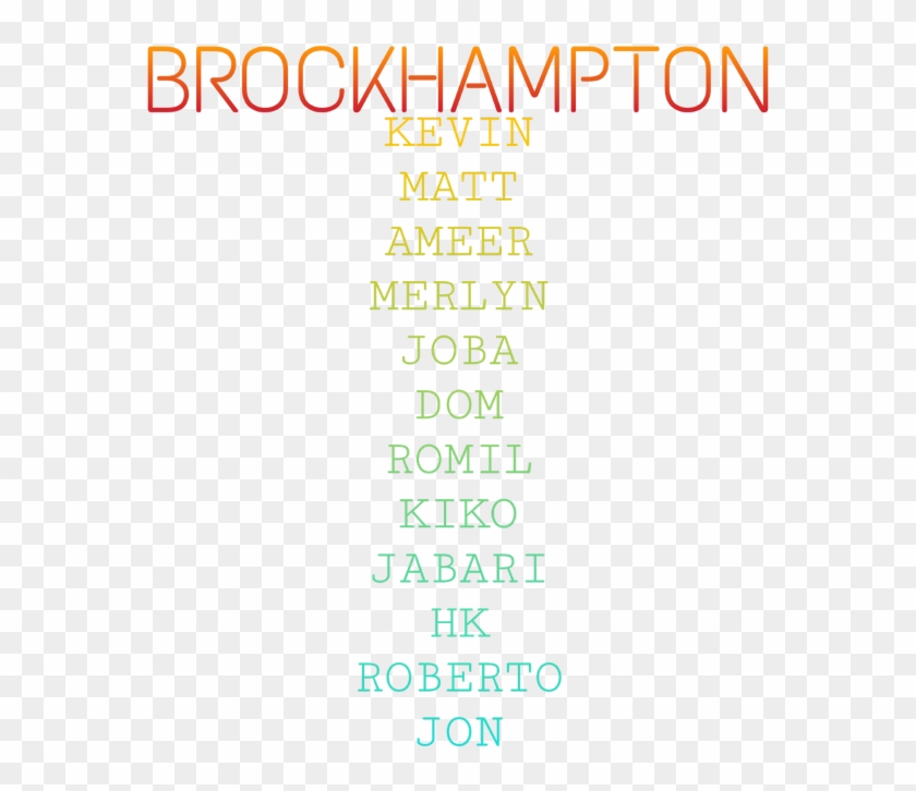 Brockhampton , Png Download - Poster Clipart #5665842