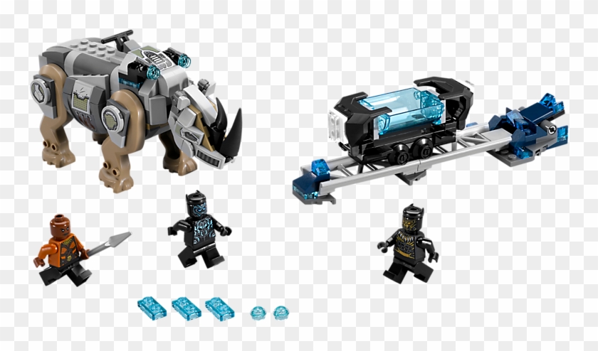 Rhino Face-off By The Mine - Lego Rhino Face Off By The Mine Clipart