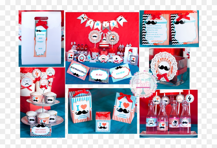Kit Fiesta De Mostacho - Illustration Clipart