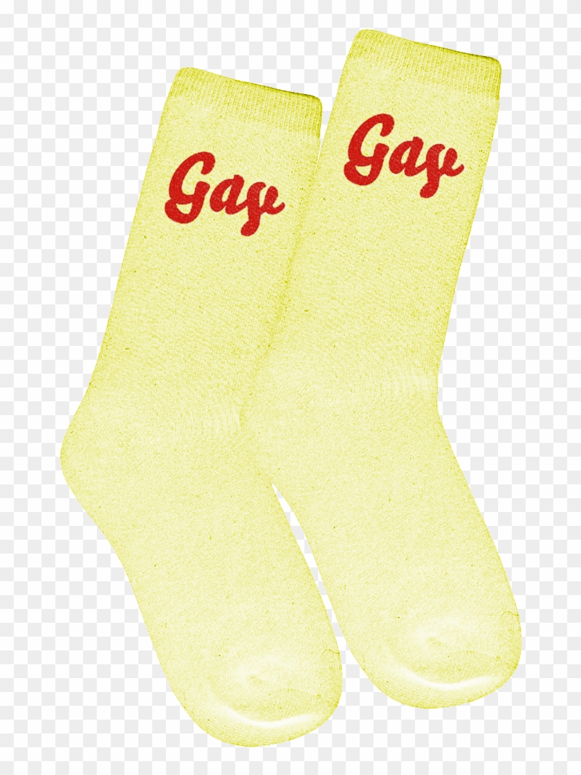 'gay Script' Socks Brockhampton - Sock Clipart #5666249