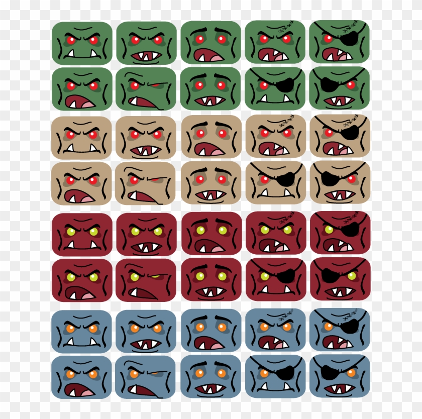 Image - Lego Orc Face Decal Clipart #5666455