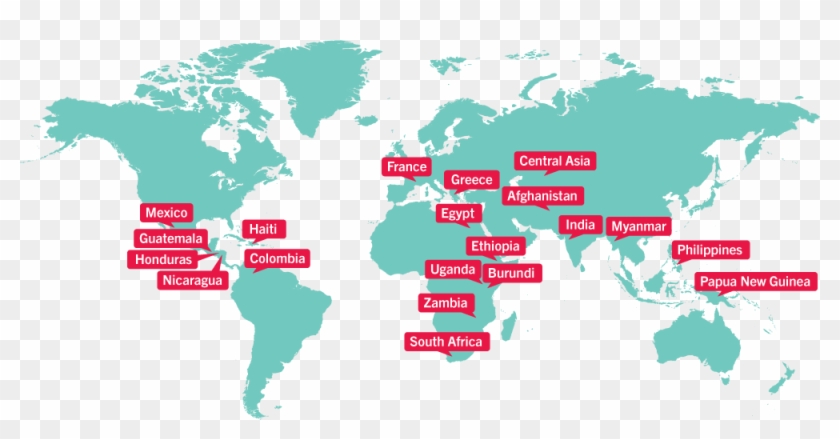 Where Are The Kids - World Map Clipart #5666816