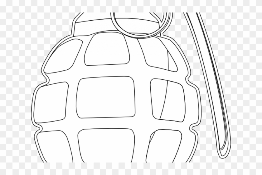Drawn Grenade Hand Grenade - Illustration Clipart