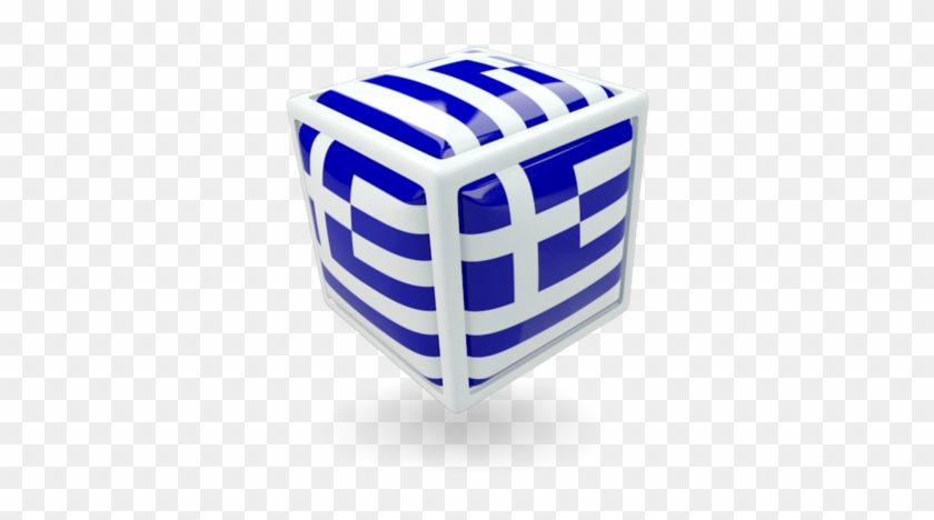 Cube Icon Illustration Of Flag Of Greece - Stool Clipart #5667258