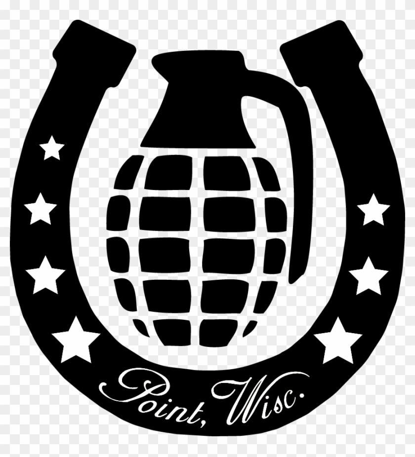 Horseshoes & Hand Grenades Flash In A Pan Eart - Chechen Logo Clipart