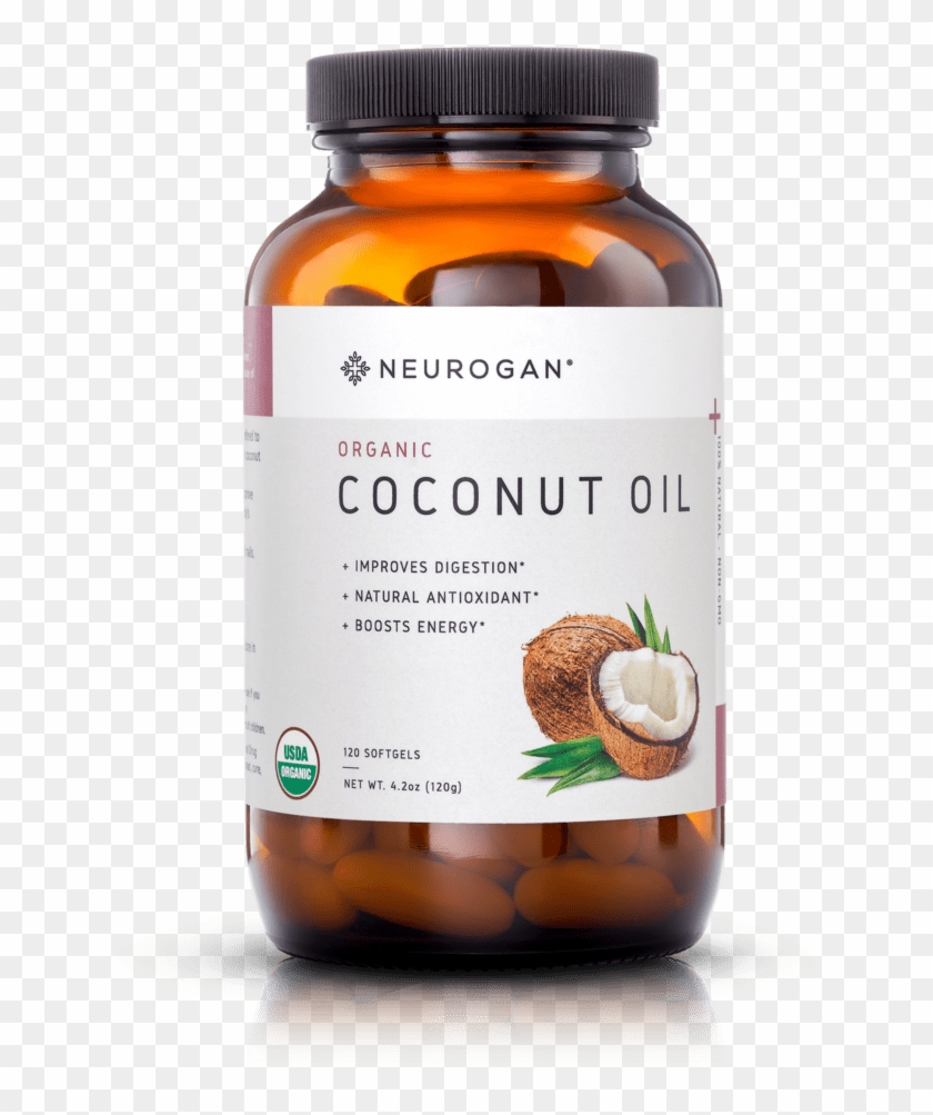 Neurogan Organic Coconut Oil Capsules - Shiitake Clipart #5667588