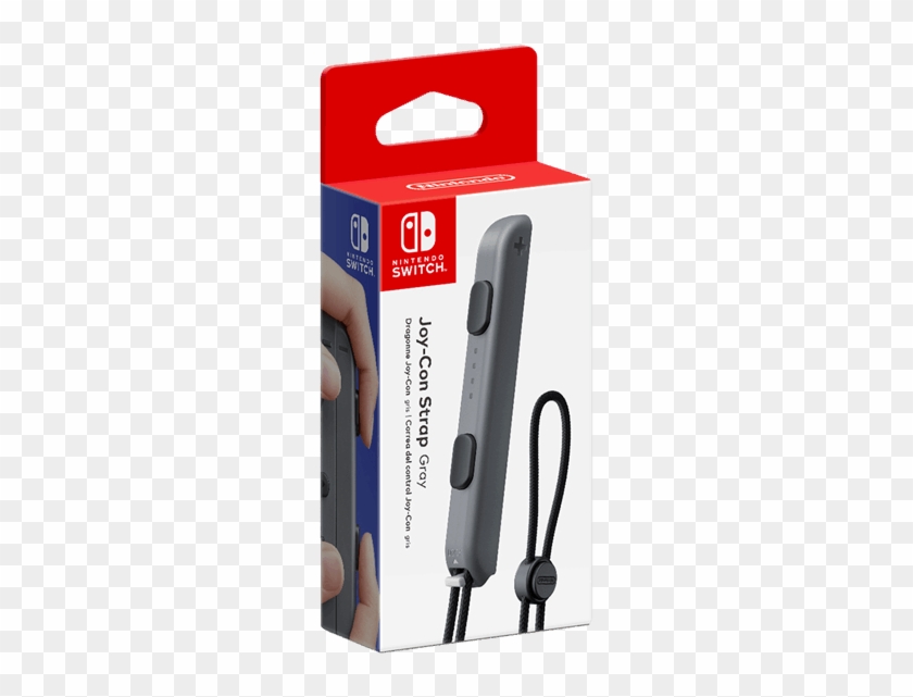 Controllers - Nintendo Switch Joy Con Strap Grey Clipart #5667973