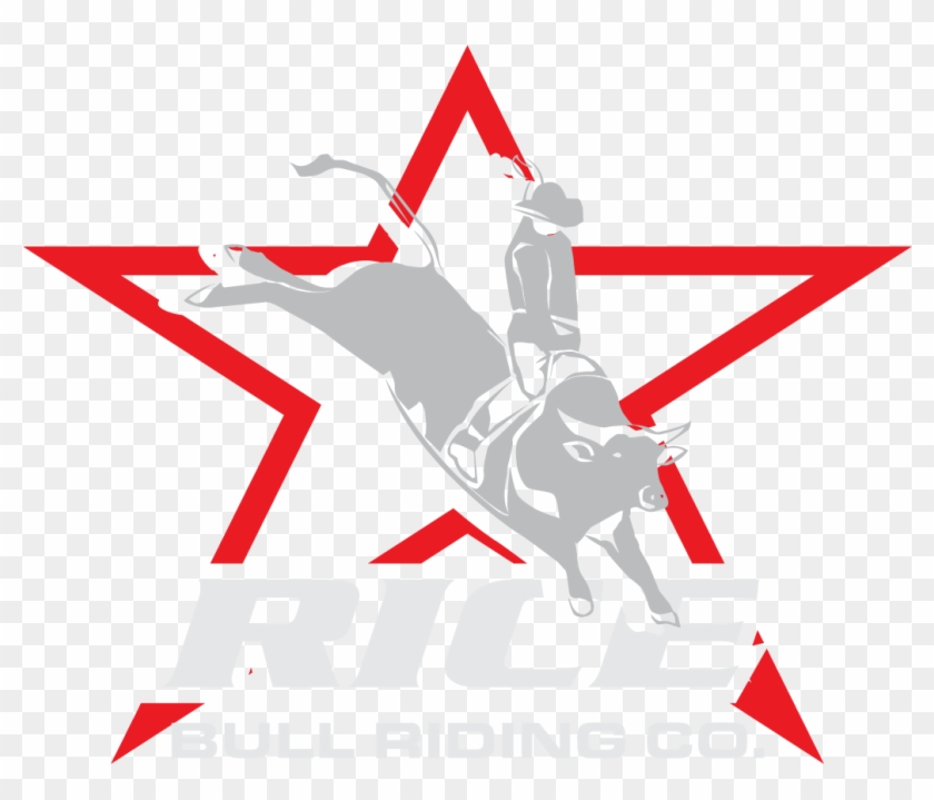 Rice Bull Riding Company - Bull Riding Clipart #5668157