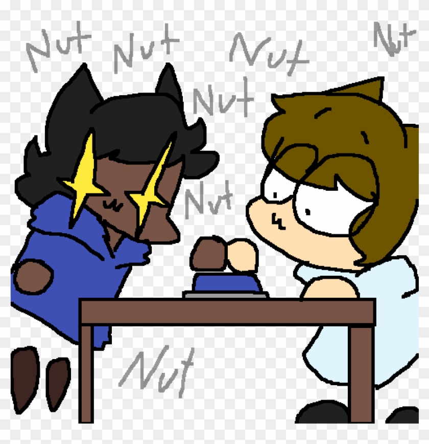 Nut Button - Cartoon Clipart