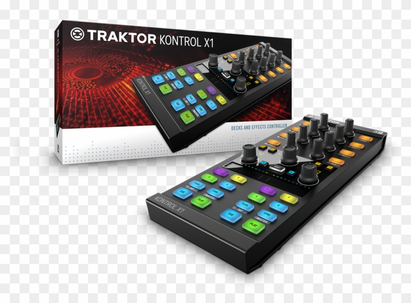 Traktor Kontrol X1 Mk2 Packshot And Hardware Shadow - Native Instruments Traktor Kontrol F1 Mk2 Clipart #5668581