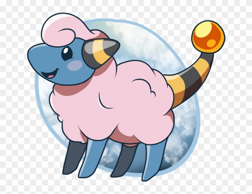 Shiny Mareep For @gothita I'm Gonna Do My Best To Get - Cartoon Clipart #5669348