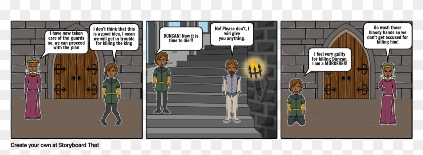 Macbeth Act - Cartoon Clipart