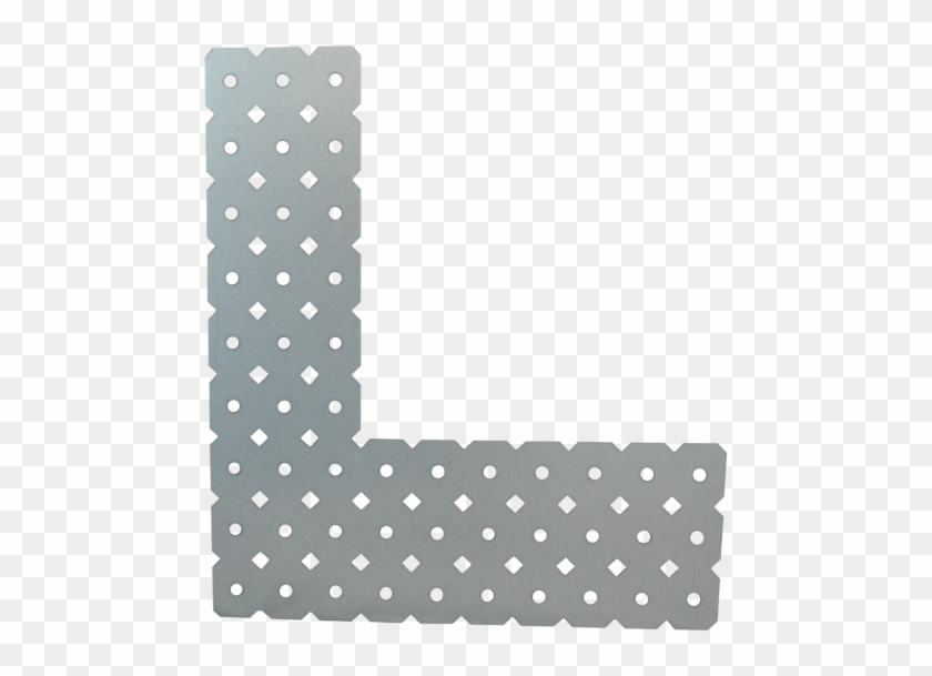 Make A Bracket Galvanised L Shape 1mm - Polka Dot Clipart #5670515