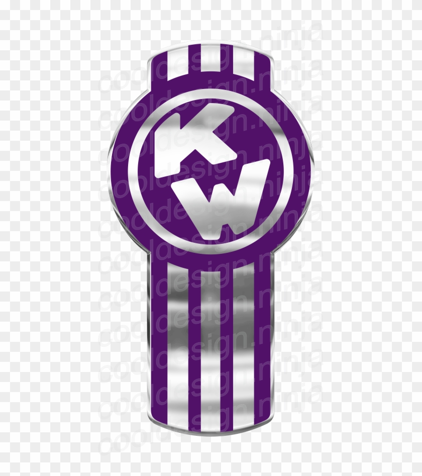 Black And Chrome Kenworth Logo Clipart #5671338