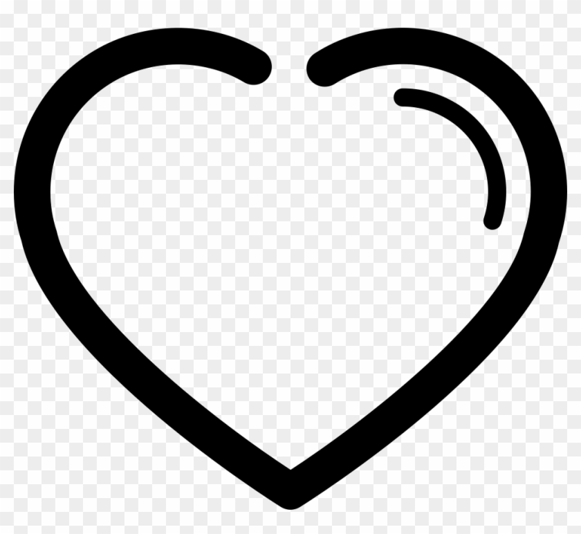 Heart Outline Shape Comments - Heart Shape Outline Clipart