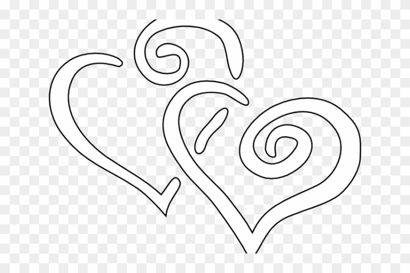 Clipart Wallpaper Blink - Curly Hearts - Png Download