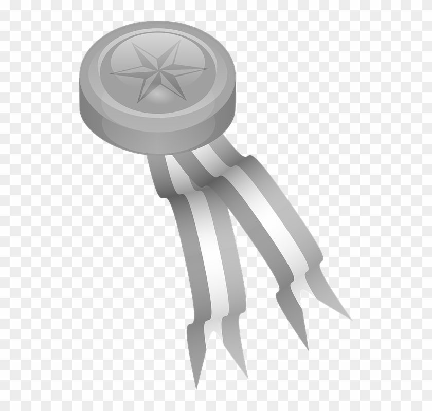 Silver Medal Clip Art - Png Download #5671683