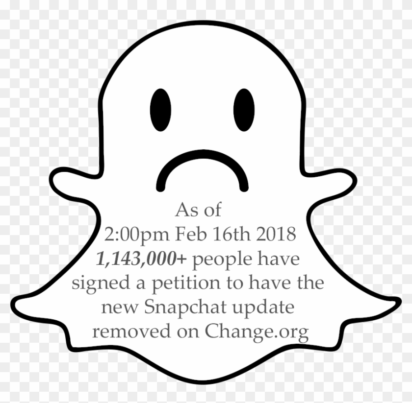 Snapchat Botches Facelift In Latest App Update - Illustration Clipart #5671959