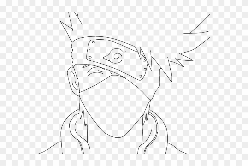 Collection Of Hatake Easy High Quality - Draw Kakashi Sensei Easy Clipart