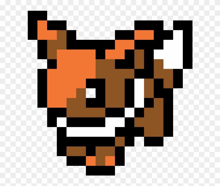 8 Bit Pokemon Eevee , Png Download - Pokemon Pixel Art Png Clipart